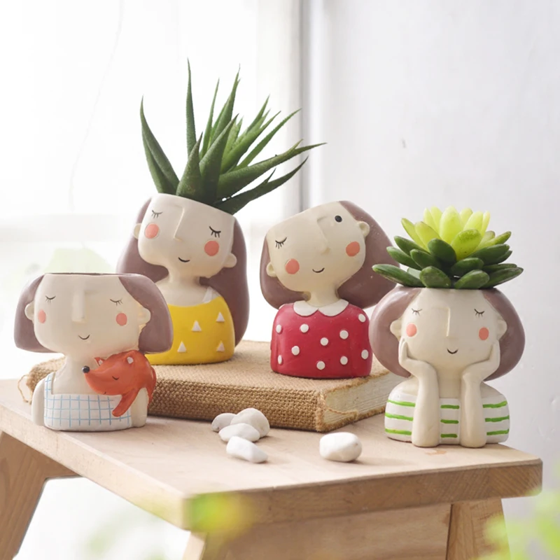 Lovely Girl Flower Pot for Suc - Echeveria Succulent review and price