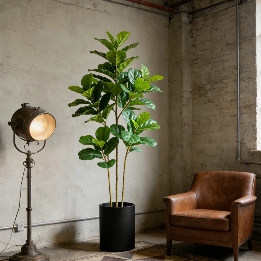 64/122cm Artificial Fiddle Fig - Ficus Lyrata Tree review and price