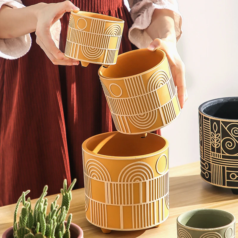 Simple Cylindrical Ceramic Flo - Echeveria Succulent review and price